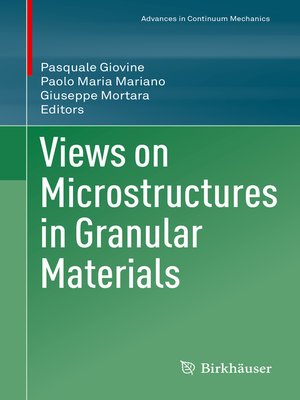 cover image of Views on Microstructures in Granular Materials